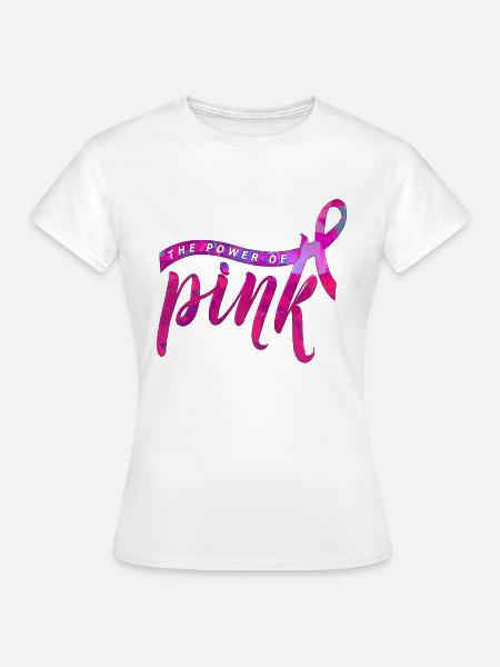 Brustkrebs - Frauen T-Shirt - Weiß