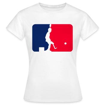 Major League Tipp-Kick - Frauen T-Shirt - Weiß - Vorne - AI Model Female 172 dark (172cm)