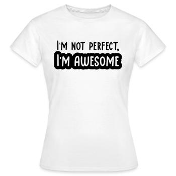 Dans le pas parfait - T-shirt Femme - blanc - Devant - AI Model Female 172 dark (172cm)