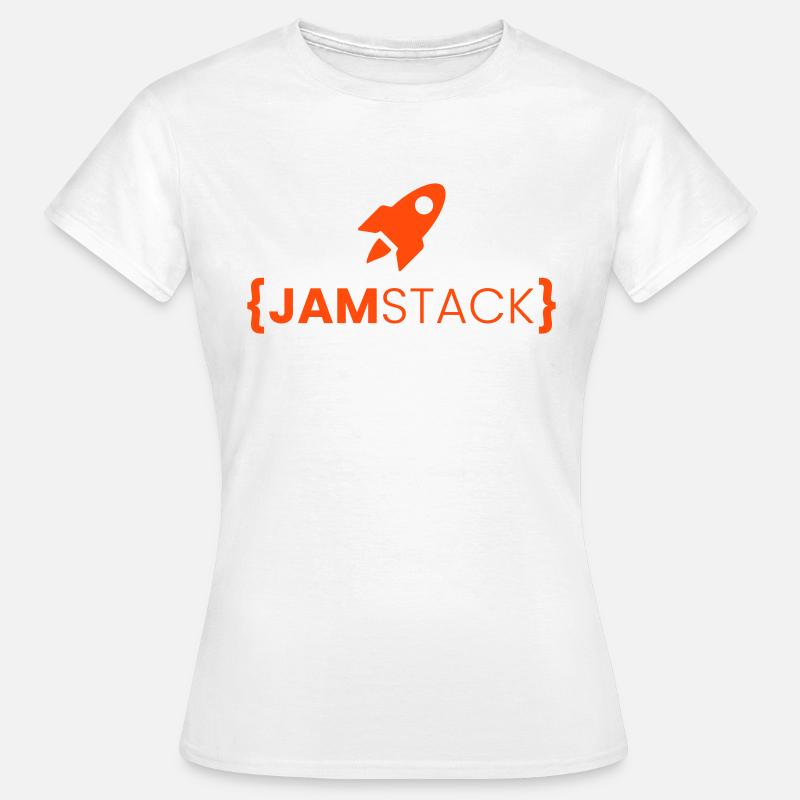 JAMstack - Javascript, APIs, Markup Design - Frauen T-Shirt - Weiß