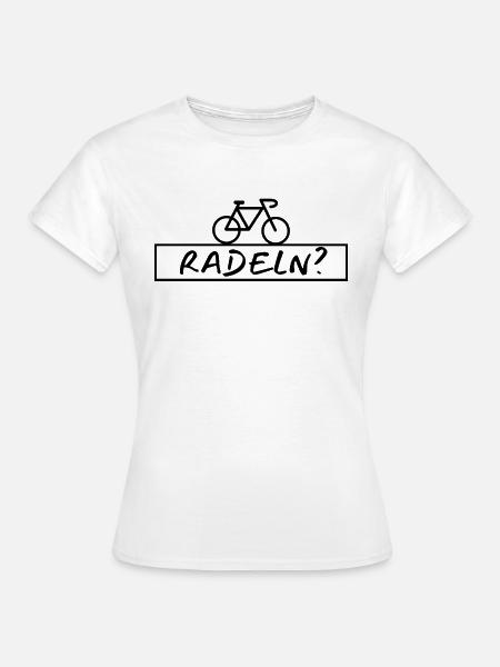 Radeln - Frauen T-Shirt - Weiß