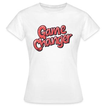 Game Changer - Frauen T-Shirt - Weiß - Vorne - AI Model Female 172 dark (172cm)