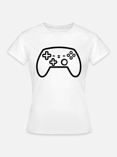 Videospiel-Controller - Frauen T-Shirt - Weiß