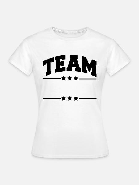 Team - Frauen T-Shirt - Weiß