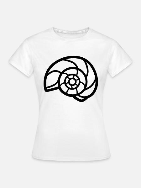 Muschel - Frauen T-Shirt - Weiß