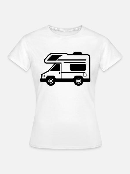 Wohnmobil - Frauen T-Shirt - Weiß