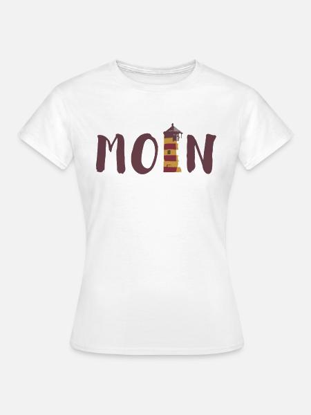 moin - Frauen T-Shirt - Weiß