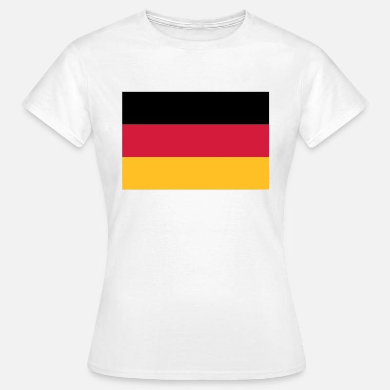fahne_ger - Women's T-Shirt - white