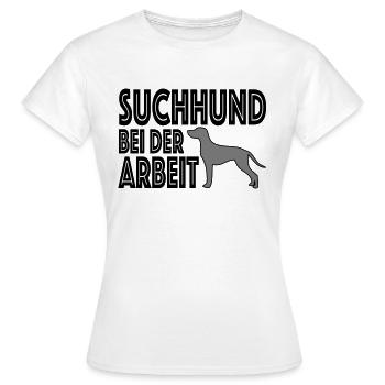 Suchhund - Frauen T-Shirt - Weiß - Vorne - AI Model Female 172 dark (172cm)