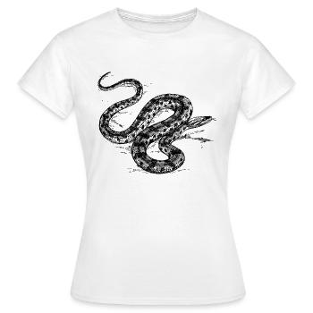 Grey Snake - Women's T-Shirt - white - Front - AI Model Female 172 dark (172cm)