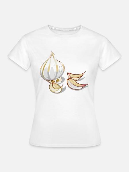 Knoblauch - Frauen T-Shirt - Weiß