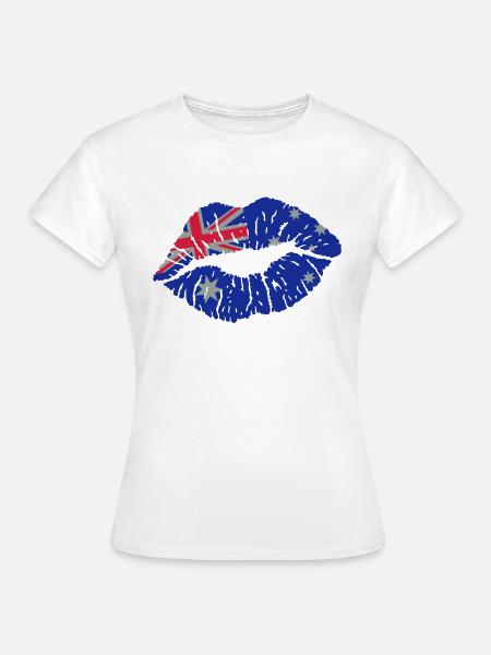 Kussmund (Australien) - Frauen T-Shirt - Weiß