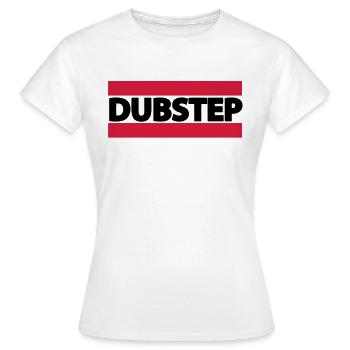 REAL DUBSTEP - Women's T-Shirt - white - Front - AI Model Female 172 dark (172cm)