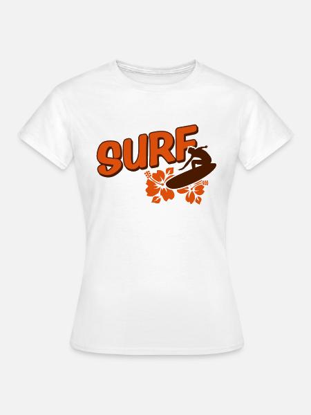 surf - Frauen T-Shirt - Weiß