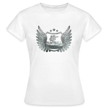 paintball - T-shirt Femme - blanc - Devant - AI Model Female 172 dark (172cm)