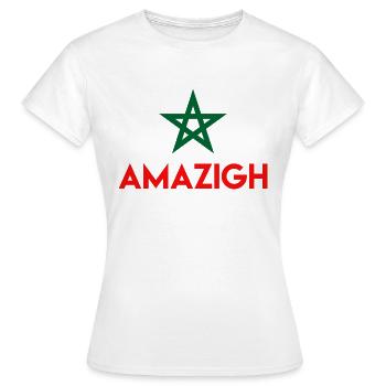 Amazigh Marokko - Frauen T-Shirt - Weiß - Vorne - AI Model Female 172 dark (172cm)
