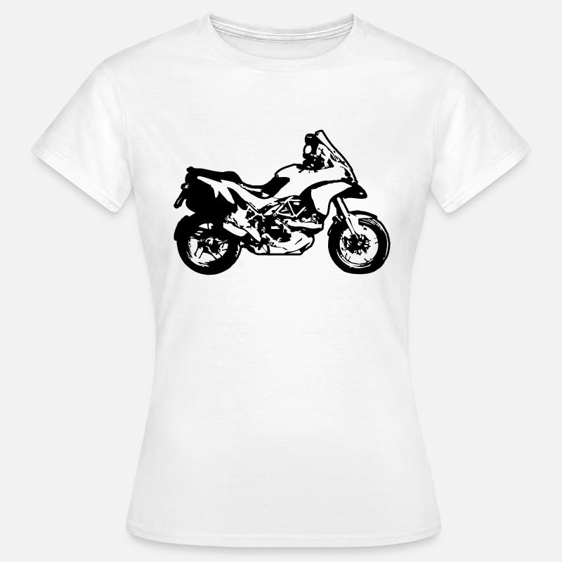 motorcycle enduro - Women's T-Shirt - white