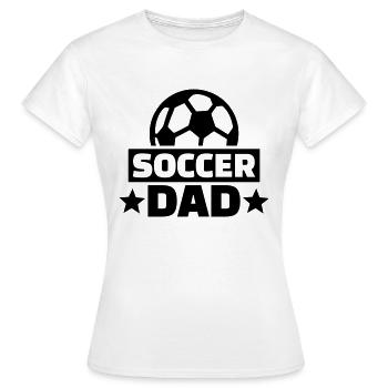 Soccer - T-shirt Femme - blanc - Devant - AI Model Female 172 dark (172cm)
