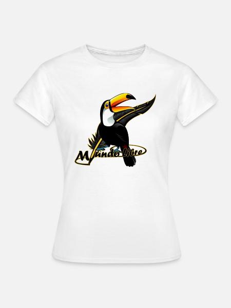 Vogel Tucan - Frauen T-Shirt - Weiß