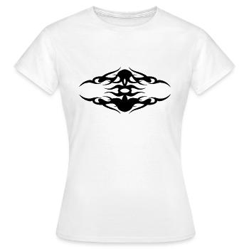 Tribal - T-shirt Femme - blanc - Devant - AI Model Female 172 dark (172cm)