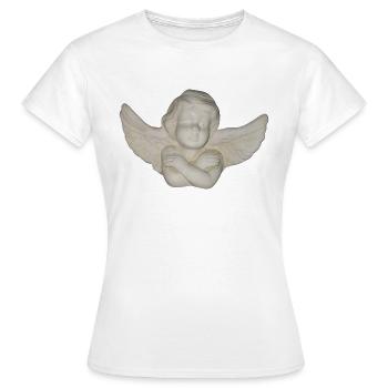 je suis ton ange gardien - T-shirt Femme - blanc - Devant - AI Model Female 172 dark (172cm)