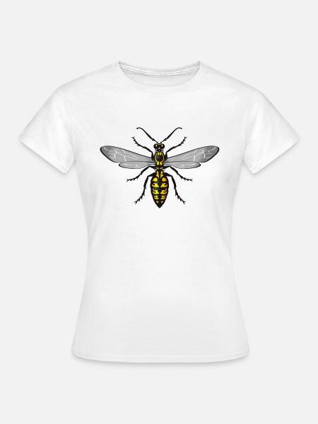 Wespe - Frauen T-Shirt - Weiß