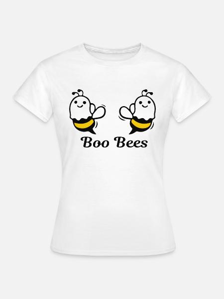 BOO BIENEN - Frauen T-Shirt - Weiß