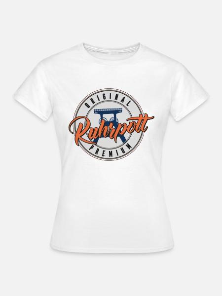 Retro Ruhrpott - Frauen T-Shirt - Weiß