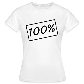 100 - T-shirt Femme - blanc - Devant - AI Model Female 172 dark (172cm)