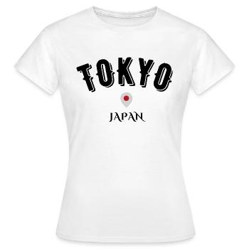 Tokio Japan - Frauen T-Shirt - Weiß - Vorne - AI Model Female 172 dark (172cm)