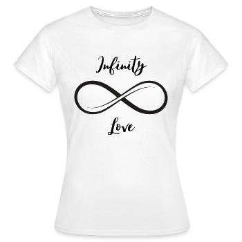 Unendliche Liebe - Unendliche Liebe - Frauen T-Shirt - Weiß - Vorne - AI Model Female 172 dark (172cm)