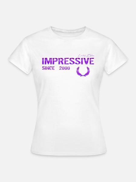 Impressive since 2000 - Frauen T-Shirt - Weiß