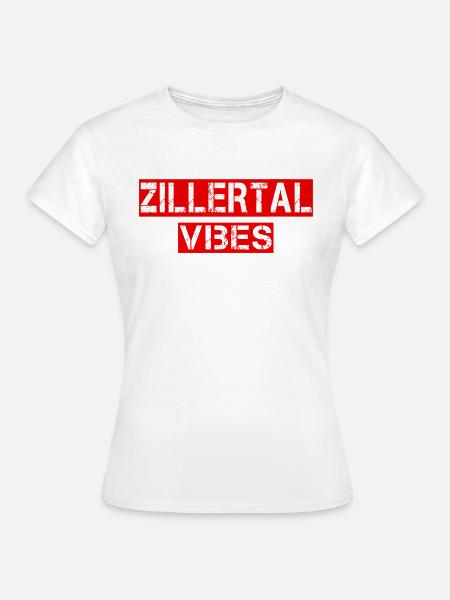Zillertal Vibes - Frauen T-Shirt - Weiß