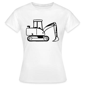 Gräber - Frauen T-Shirt - Weiß - Vorne - AI Model Female 172 dark (172cm)