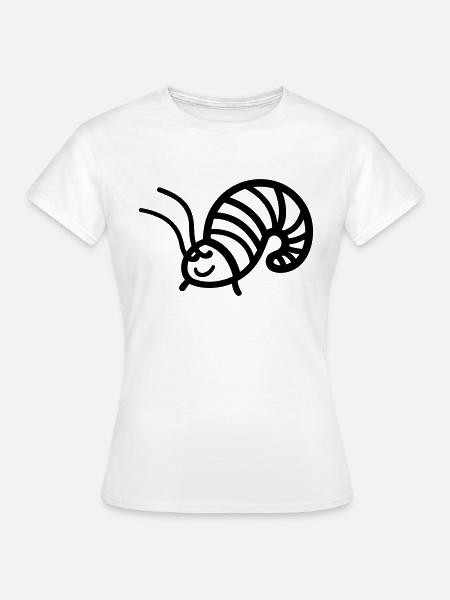Raupe - Frauen T-Shirt - Weiß