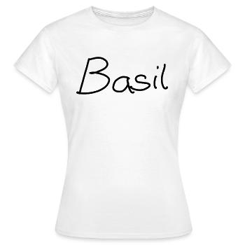 Basilic - T-shirt Femme - blanc - Devant - AI Model Female 172 dark (172cm)