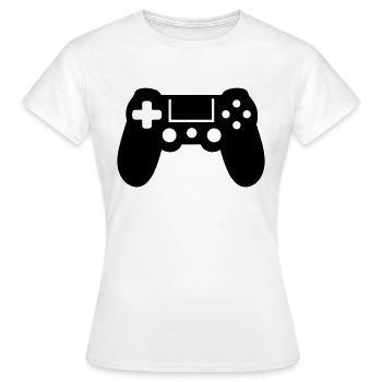 Videospiel-Controller - Frauen T-Shirt - Weiß - Vorne - AI Model Female 172 dark (172cm)