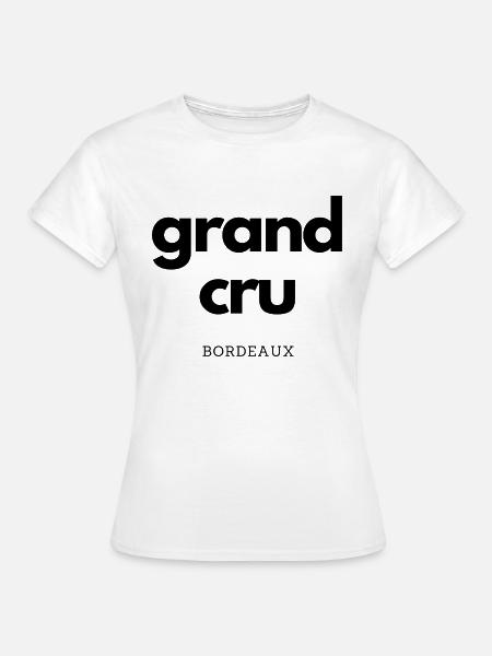 grand cru bordeaux - Frauen T-Shirt - Weiß