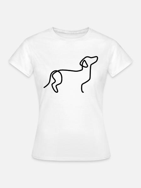 Dackel - Frauen T-Shirt - Weiß