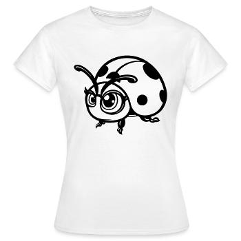 Maikäfer Bande dessinée - T-shirt Femme - blanc - Devant - AI Model Female 172 dark (172cm)