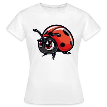 Maikäfer Bande dessinée - T-shirt Femme - blanc - Devant - AI Model Female 172 dark (172cm)