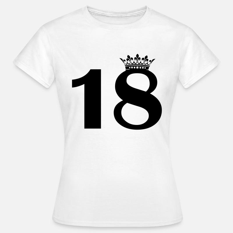 18 corone - Maglietta da donna - bianco