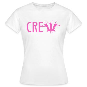JGA Crew Pink 1 1 - Frauen T-Shirt - Weiß - Vorne - AI Model Female 172 dark (172cm)