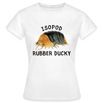 Assel cubaris sp Quietscheente - Frauen T-Shirt - Weiß - Vorne - AI Model Female 172 dark (172cm)