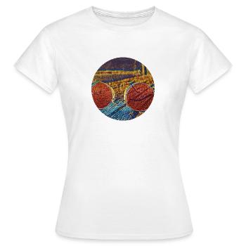 gläser - Frauen T-Shirt - Weiß - Vorne - AI Model Female 172 dark (172cm)