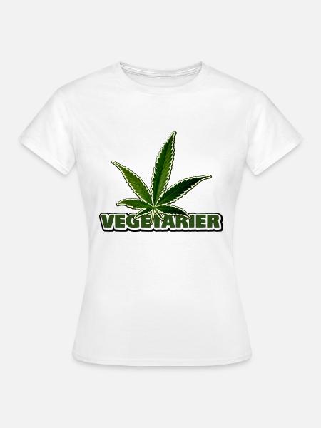 vegetarier v2 - Frauen T-Shirt - Weiß