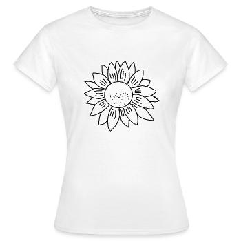 Tournesol! - T-shirt Femme - blanc - Devant - AI Model Female 172 dark (172cm)