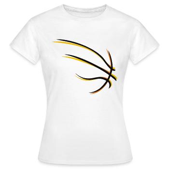 basketball - Frauen T-Shirt - Weiß - Vorne - AI Model Female 172 dark (172cm)