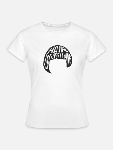 Claire Fleabag - Haare sind alles - Frauen T-Shirt - Weiß