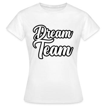 Équipe de rêve - T-shirt Femme - blanc - Devant - AI Model Female 172 dark (172cm)
